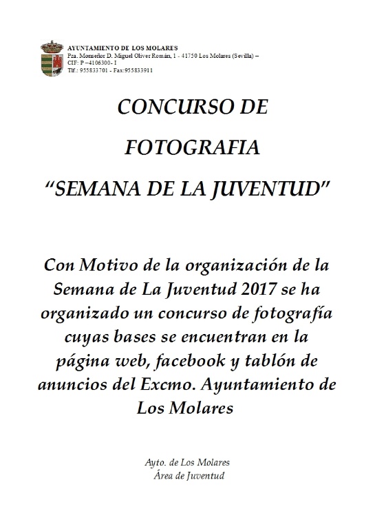 Anunci concurso fotografia 2017