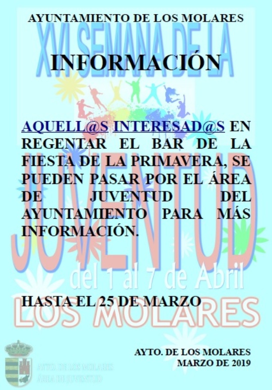 BARRA SEMANA JUVENTUD 2019