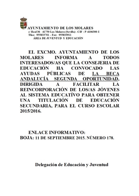 BECA 2º OPORTUNIDAD