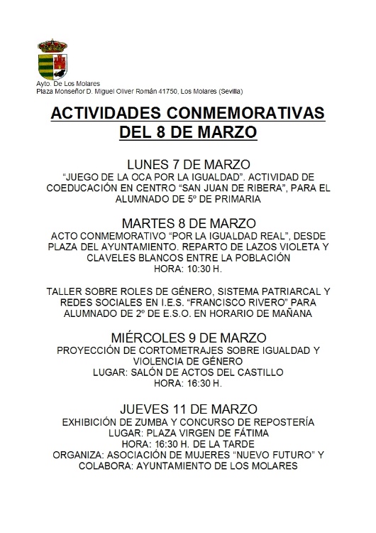 CARTEL ACTIVIDADES