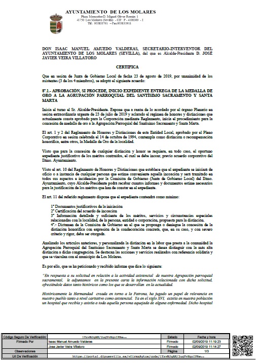 CERTIF MEDALLA ORO SANTA MARTA 1