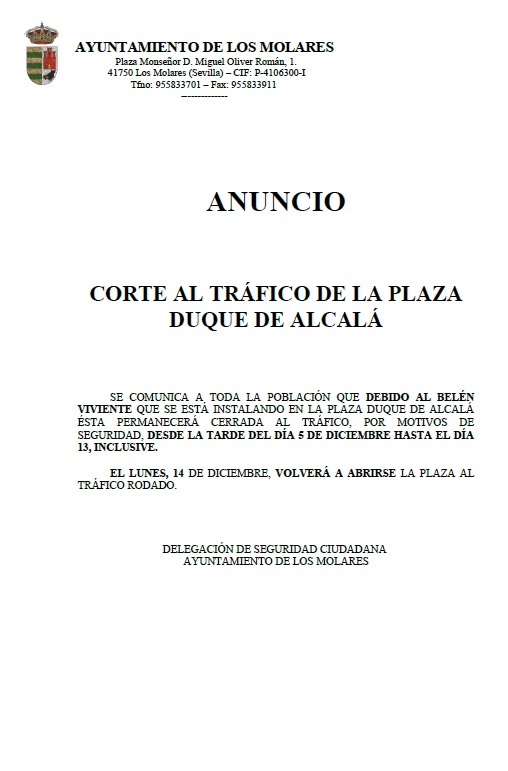 CORTE PLAZA DUQUE DE ALCALA