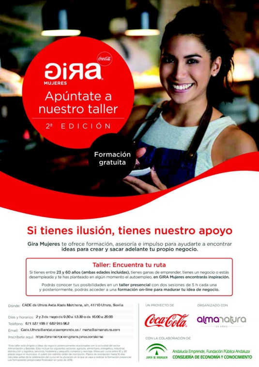 Cartel GIRA Andalucia Emprende - Utrera