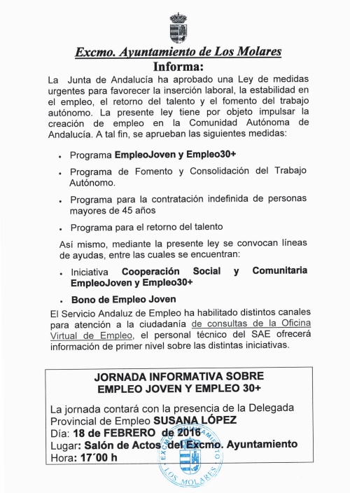 EMPLEO JOVEN Y EMPLEO 30