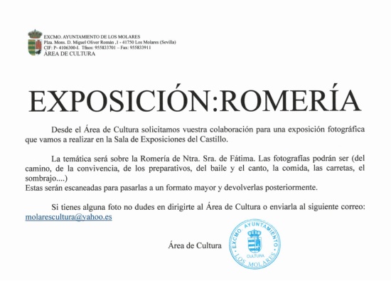 EXPOSICION ROMERIA 2016