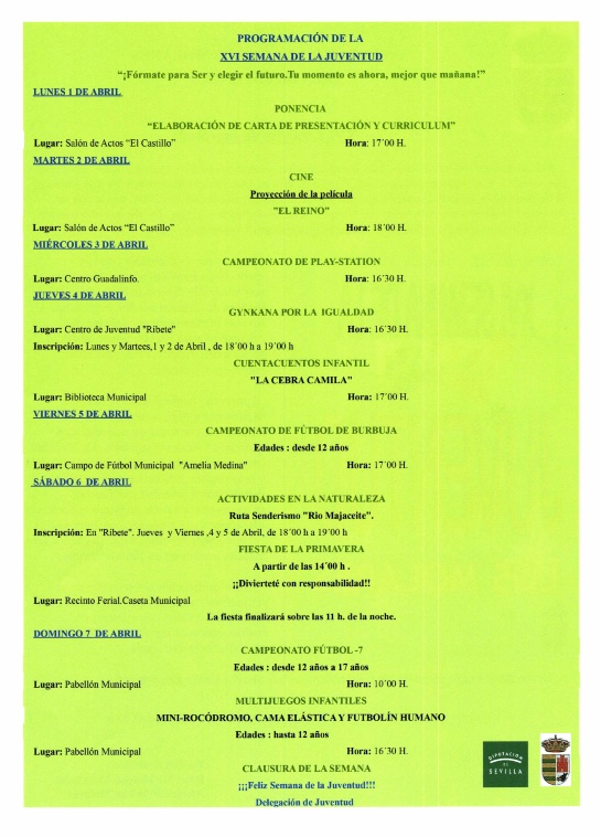 FOLLETO SEMANA DE LA JUVENTUD_0001 2019