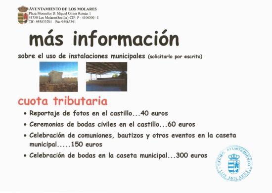 INF USO INSTALACIONES MUNICIPALES