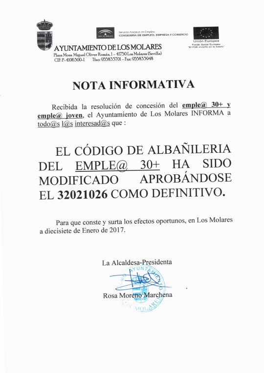 NOTA INFORMATIVA CODIGO ALBAÑILERIA