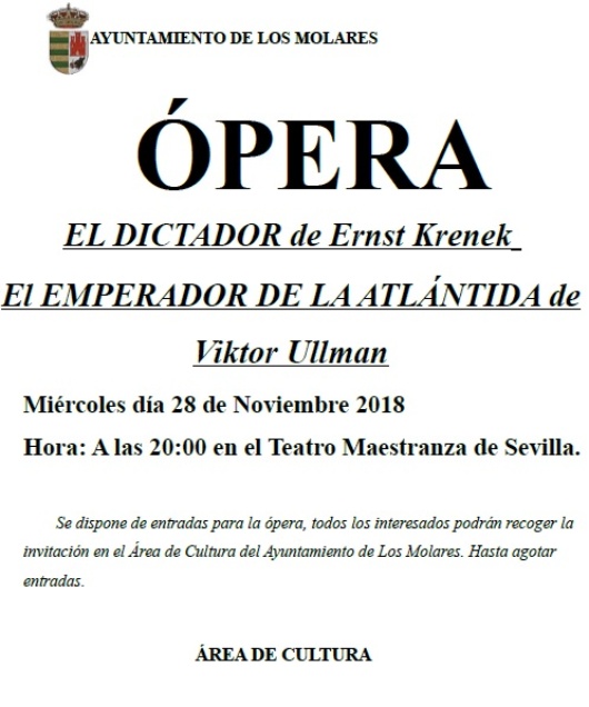 OPERA 28 NOVIEMBRE