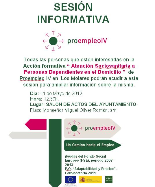 Sesión informativa Curso atención sociosanitaria