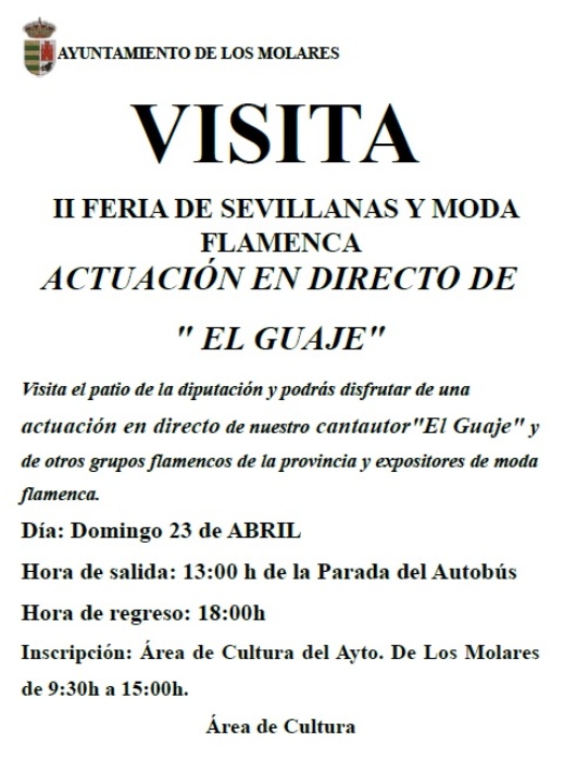 VISITA ACTUACION EL GUAJE 2017