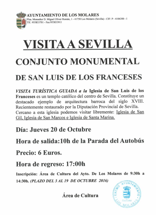 VISITA SAN LUIS DE LOS FRANCESES