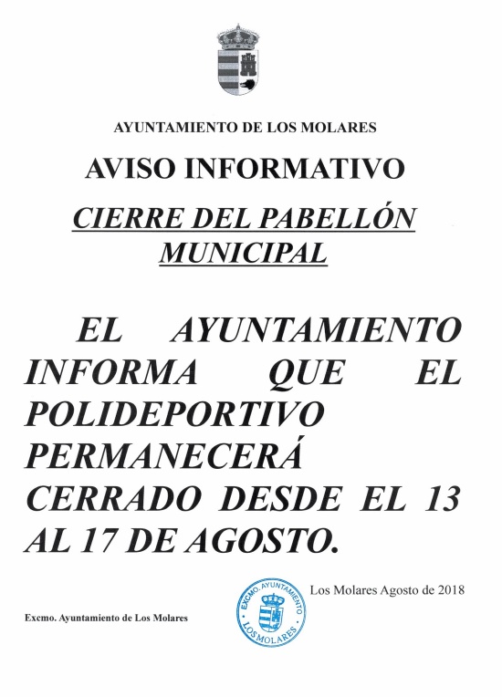 cierre pabellon puente agosto