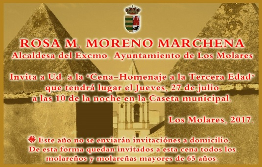 invitacion tercera edad 2017